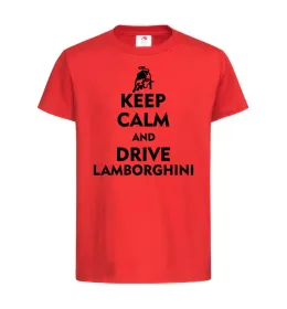 Дитяча футболка Drive Lamborghini Червоний фото