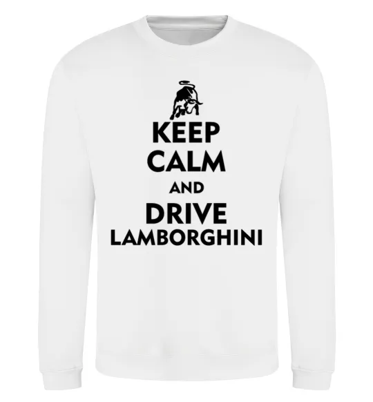 Світшот Drive Lamborghini Білий фото
