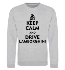 Світшот Drive Lamborghini Сірий меланж фото