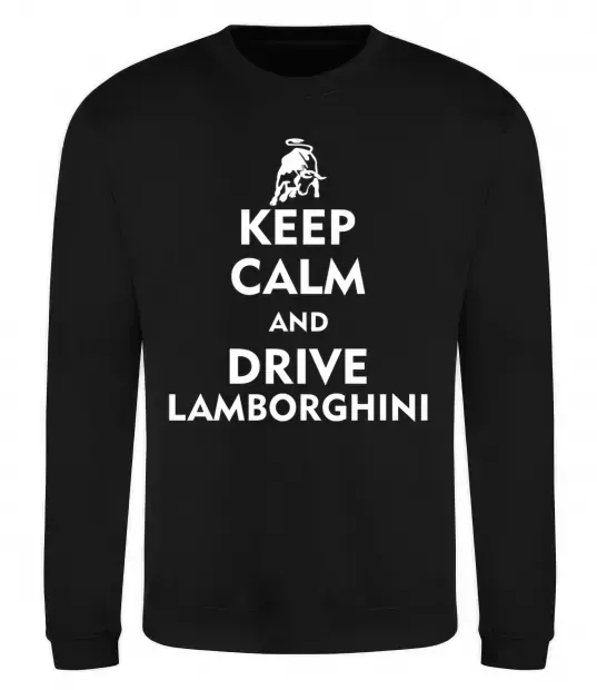 Свитшот Drive Lamborghini Черный фото