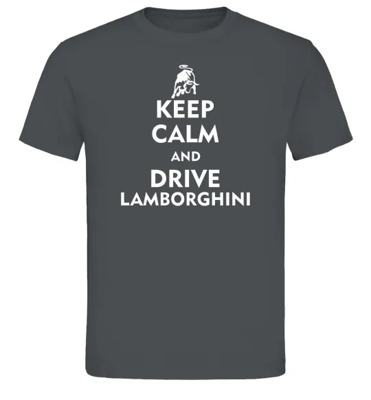 Чоловіча футболка Drive Lamborghini Графіт фото