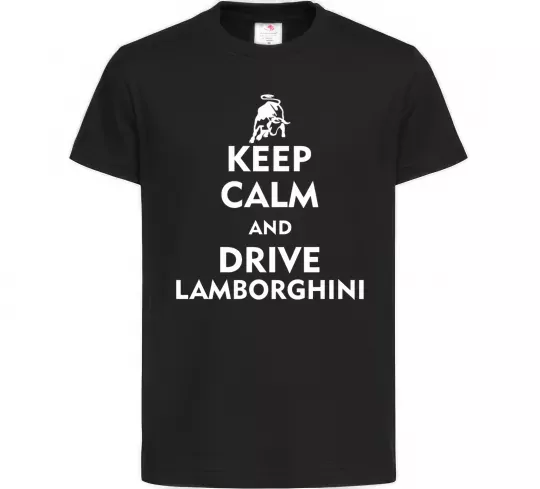 Детская футболка Drive Lamborghini Черный фото