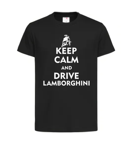 Детская футболка Drive Lamborghini Черный фото