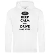 Чоловіча толстовка (худі) Drive Land Rover Білий Чоловіча толстовка (худі) Drive Land Rover Білий фото