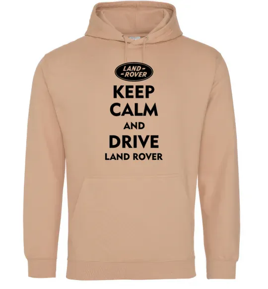 Чоловіча толстовка (худі) Drive Land Rover Пісочний фото