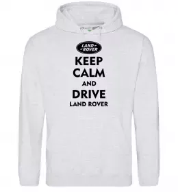 Женская толстовка (худи) Land Rover logo Черный фото