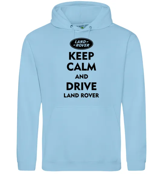 Женская толстовка (худи) Drive Land Rover Голубой фото