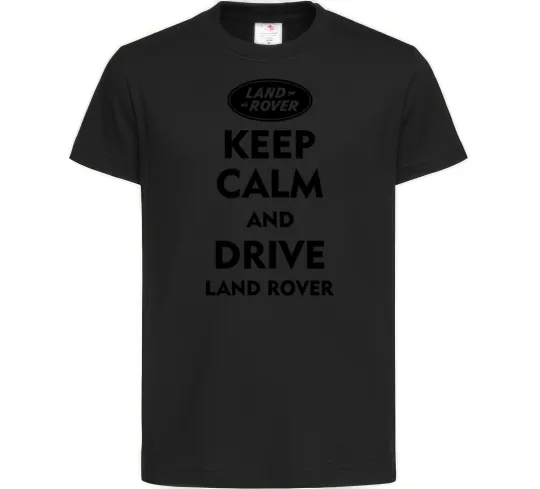 Детская футболка Drive Land Rover Черный фото