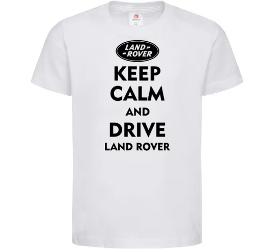Детская футболка Drive Land Rover Белый фото