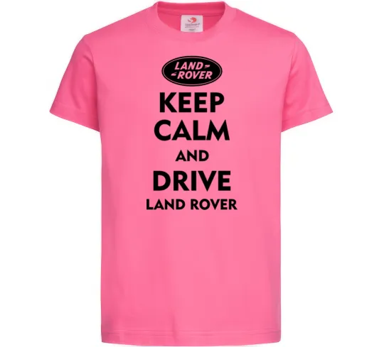Детская футболка Drive Land Rover Ярко-розовый фото