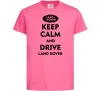 Детская футболка Drive Land Rover Ярко-розовый Детская футболка Drive Land Rover Ярко-розовый фото