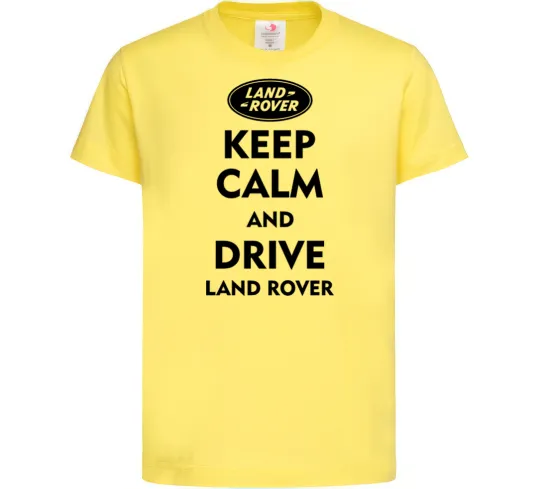 Детская футболка Drive Land Rover Лимонный фото