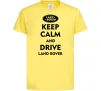 Детская футболка Drive Land Rover Лимонный Детская футболка Drive Land Rover Лимонный фото
