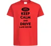 Детская футболка Drive Land Rover Красный Детская футболка Drive Land Rover Красный фото