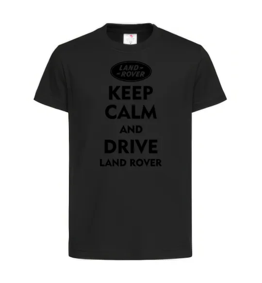 Детская футболка Drive Land Rover Черный фото