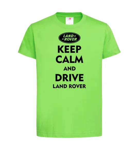 Детская футболка Drive Land Rover Лаймовый фото