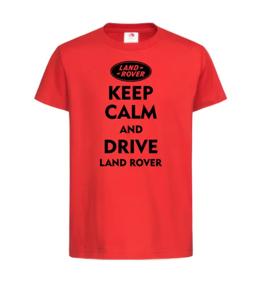 Детская футболка Drive Land Rover Красный фото