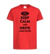 Детская футболка Drive Land Rover Красный фото