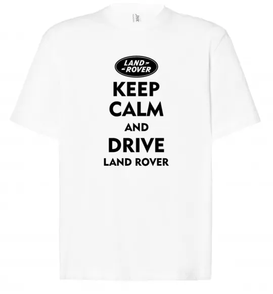 Футболка Оверсайз Drive Land Rover Белый фото