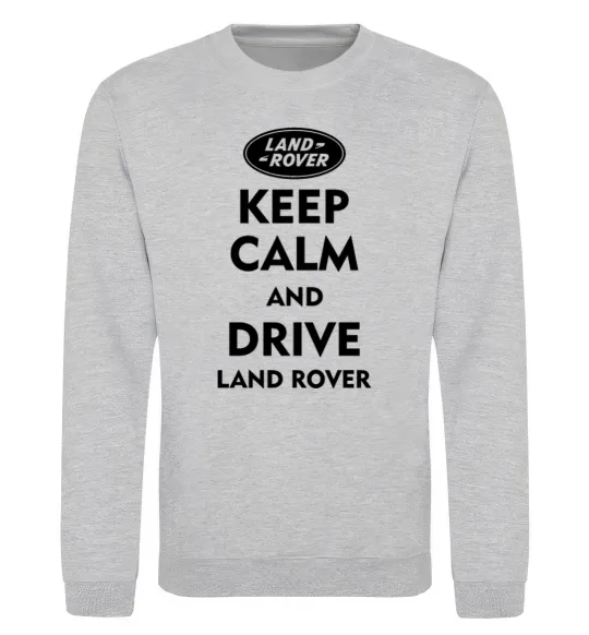 Світшот Drive Land Rover Сірий меланж фото