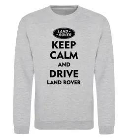 Світшот Drive Land Rover Сірий меланж фото