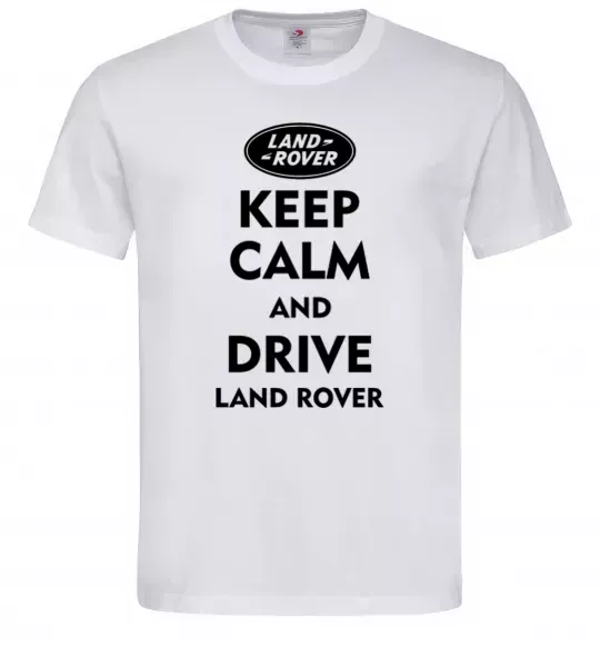 Мужская футболка Drive Land Rover Белый фото