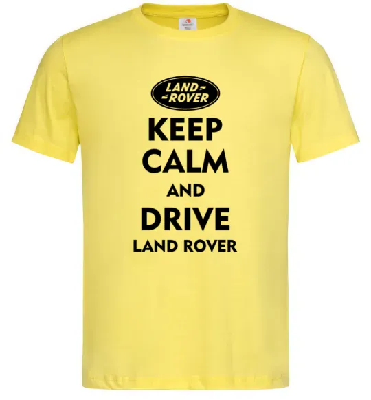 Мужская футболка Drive Land Rover Лимонный фото