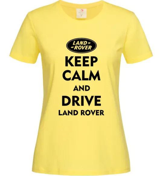 Жіноча футболка Drive Land Rover Лимонний фото