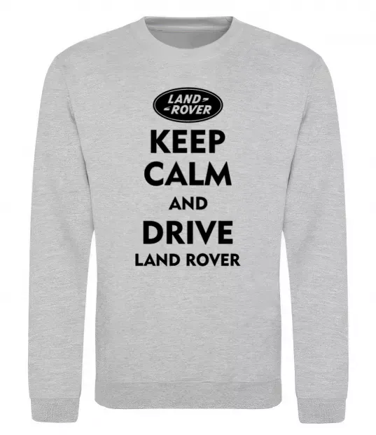 Свитшот Drive Land Rover Серый меланж фото