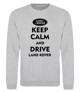 Свитшот Drive Land Rover Серый меланж фото