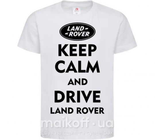 Дитяча футболка Drive Land Rover Білий фото