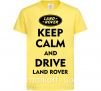 Детская футболка Drive Land Rover Лимонный фото