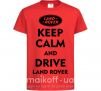 Дитяча футболка Drive Land Rover Червоний фото