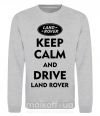 Свитшот Drive Land Rover Серый меланж фото
