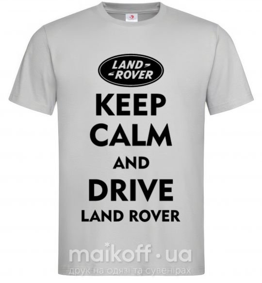 Чоловіча футболка Drive Land Rover Сірий фото
