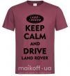 Мужская футболка Drive Land Rover Бордовый фото