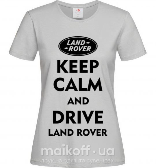 Женская футболка Drive Land Rover Серый фото