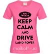 Женская футболка Drive Land Rover Ярко-розовый фото