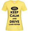 Женская футболка Drive Land Rover Лимонный фото