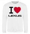 Світшот I Love Lexus Білий фото