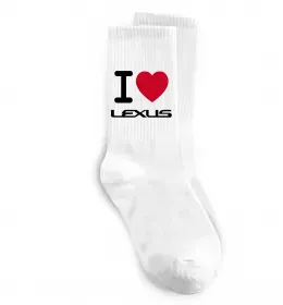Носки I Love Lexus Белый фото