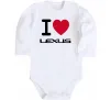 Детский боди I Love Lexus Белый фото