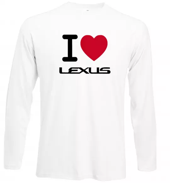 Лонгслив I Love Lexus Белый фото