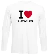 Лонгслив I Love Lexus Белый фото