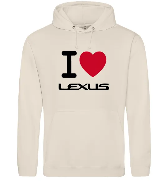 Чоловіча толстовка (худі) I Love Lexus Таш фото