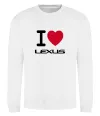 Свитшот I Love Lexus Белый фото