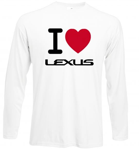 Реглан I Love Lexus Белый фото