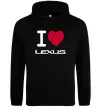 Женская толстовка (худи) I Love Lexus Черный Женская толстовка (худи) I Love Lexus Черный фото