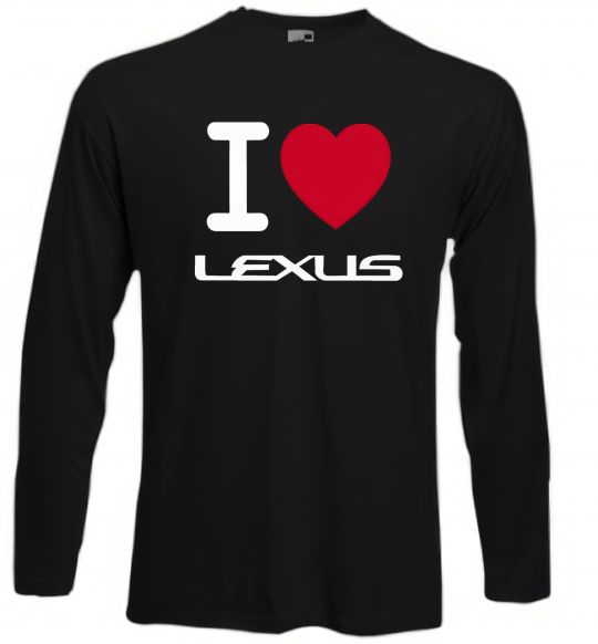 Лонгслів I Love Lexus Чорний фото