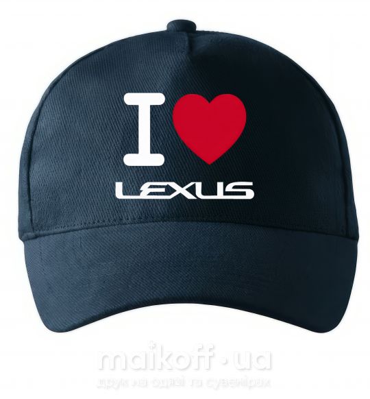 Кепка I Love Lexus Темно-синий фото
